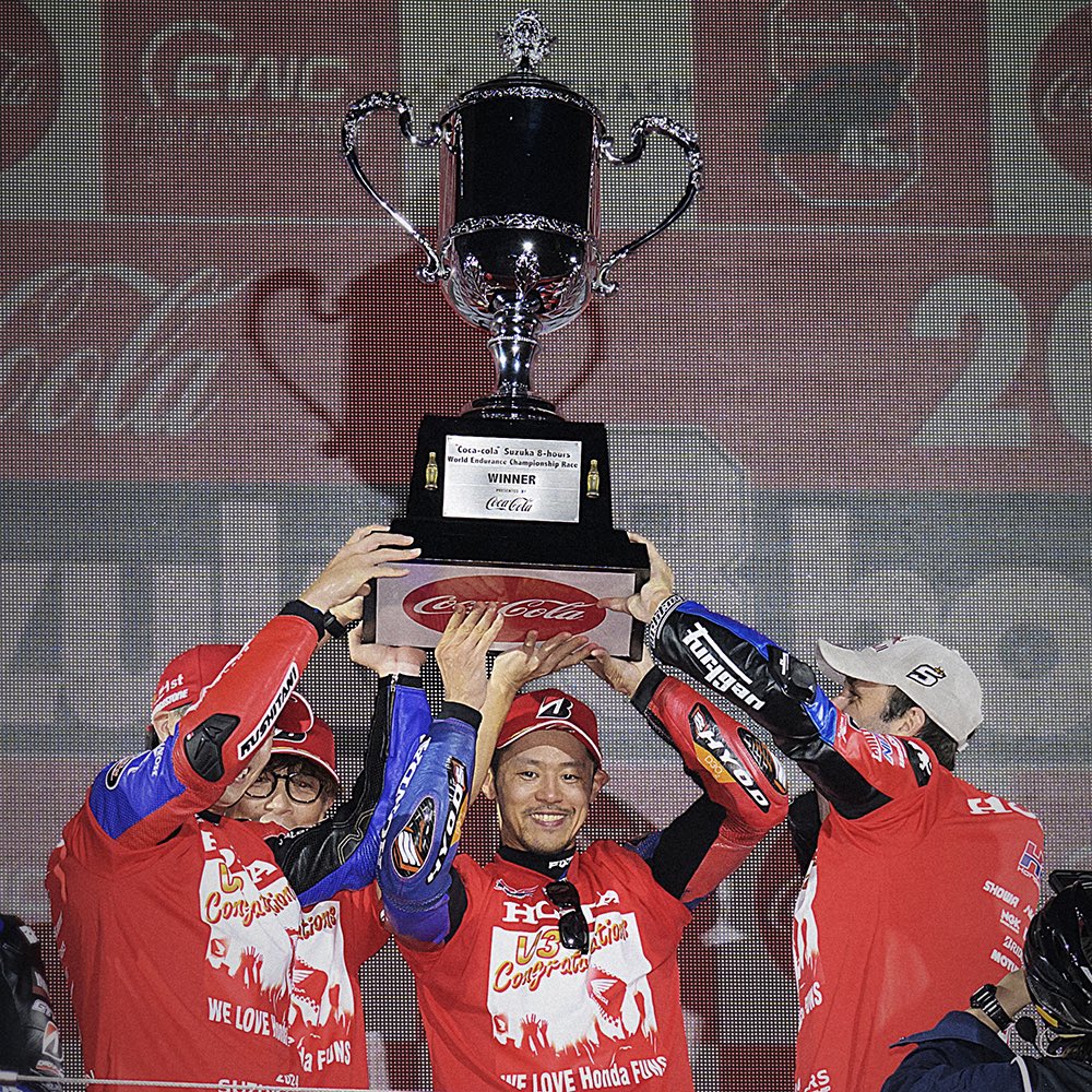 HYODフレンズの高橋 巧選手が来社されました。 今年の鈴鹿8耐ではTeam