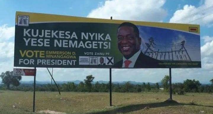 One of the Zanu PF regime's most blatant lies. What a fraud. New leaders are needed in Zimbabwe.