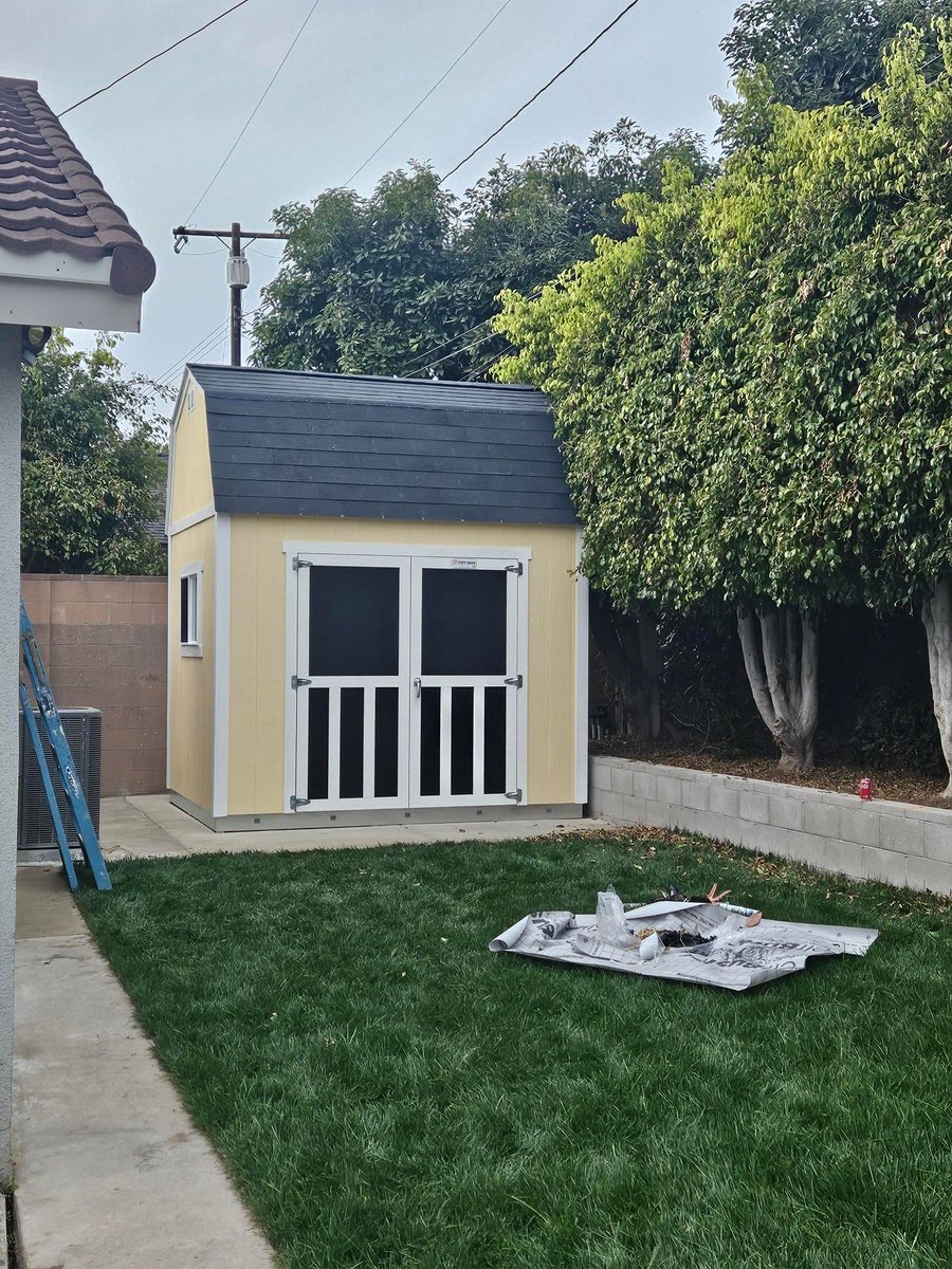 A great shed install in Whittier sold out of HD#6684/ warehouse 140 install great job . Shed On !!!