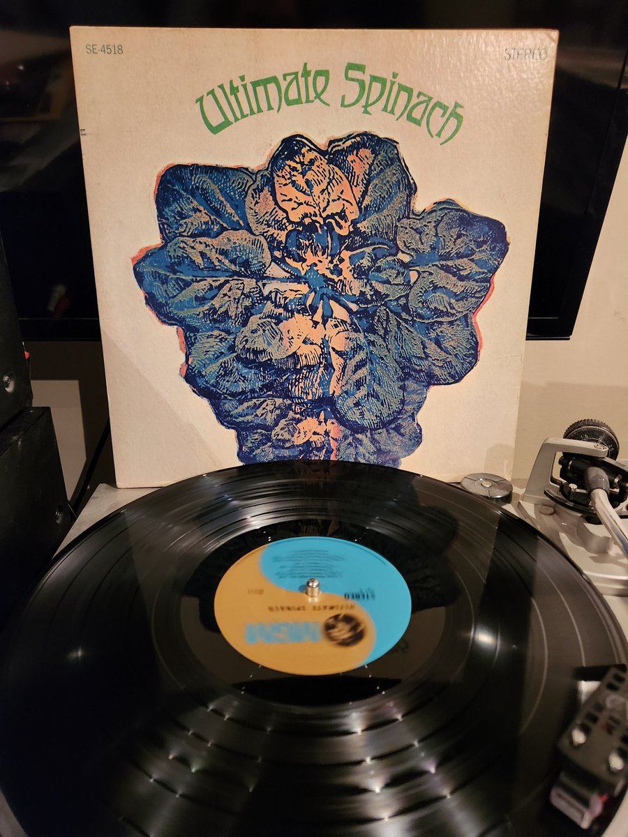 SpinVinyl1's tweet image. Another dose of Ultimate Spinach with their self titled debut album. The Ballad Of The Hip Death Goddess is killer! This original US stereo press sounds great.
#UltimateSpinach #EgoTrip #YourHeadIsReeling #vinylrecords