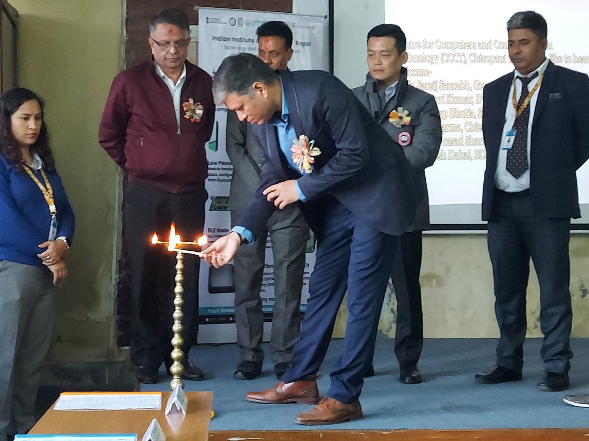 iitrpr's tweet photo. IIT Ropar TIF (iHub-AWaDH) launches its 8th CPS Lab at CCCT, Sikkim—empowering innovation, R&amp;D, and IoT/AI training to drive sustainability in Northeast India! 🌱 https://t.co/hgJRff0v3C #CPSLab #Innovation #Technology #Sustainability https://t.co/gKcgD0O7Jf