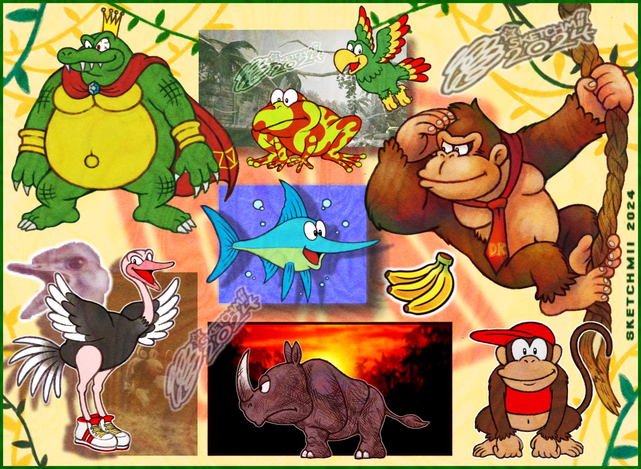 Donkey Kong 3 Dai Gyakushuu - ドンキーコング3 大逆襲 (X1