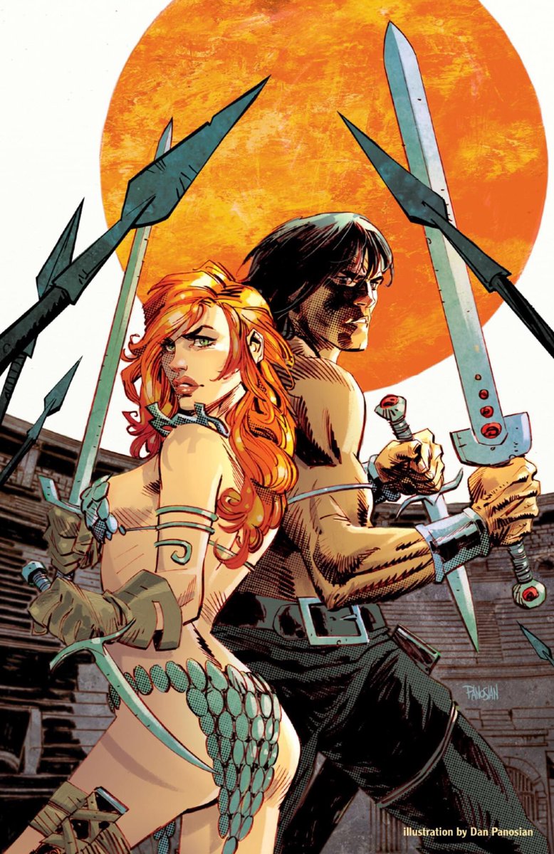 「Conan and Red Sonja by Dan Panosian 」|Benのイラスト
