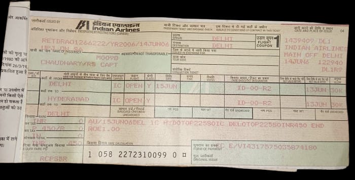 vikkichoudhry's tweet photo. #AirlineTicket till #late90s even #Early2000 #B.I.
@indianairlines
@airindia
@AirIndiaX
@vistaraairline
@airasia
@IndiGo6E
@flyspicejet
@GoAirlines
@jetairways
@FlySWISS
@British_Airways
@VirginAtlantic
@TurkishAirlines
@SingaporeAir
@united
@DGCAIndia
@PMOIndia https://t.co/6nTRnKFXRo