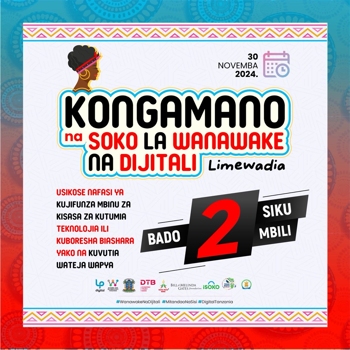 TechWomenTZ's tweet photo. Hii ni nafasi ya kipekee, usikose kuwa nasi

👉 Jisajili  https://t.co/RU6IENtytr

Kwa nini ushiriki?
✔️ Kujifunza ujuzi wa kidijitali
✔️ Kupata mitandao ya kijamii yenye msaada
✔️ Kupanua maarifa na kufurahia uzoefu wa kipekee
#WanawakeNaDijitali #MitandaoNaSisi #DigitalTanzania https://t.co/5WUugatl2y