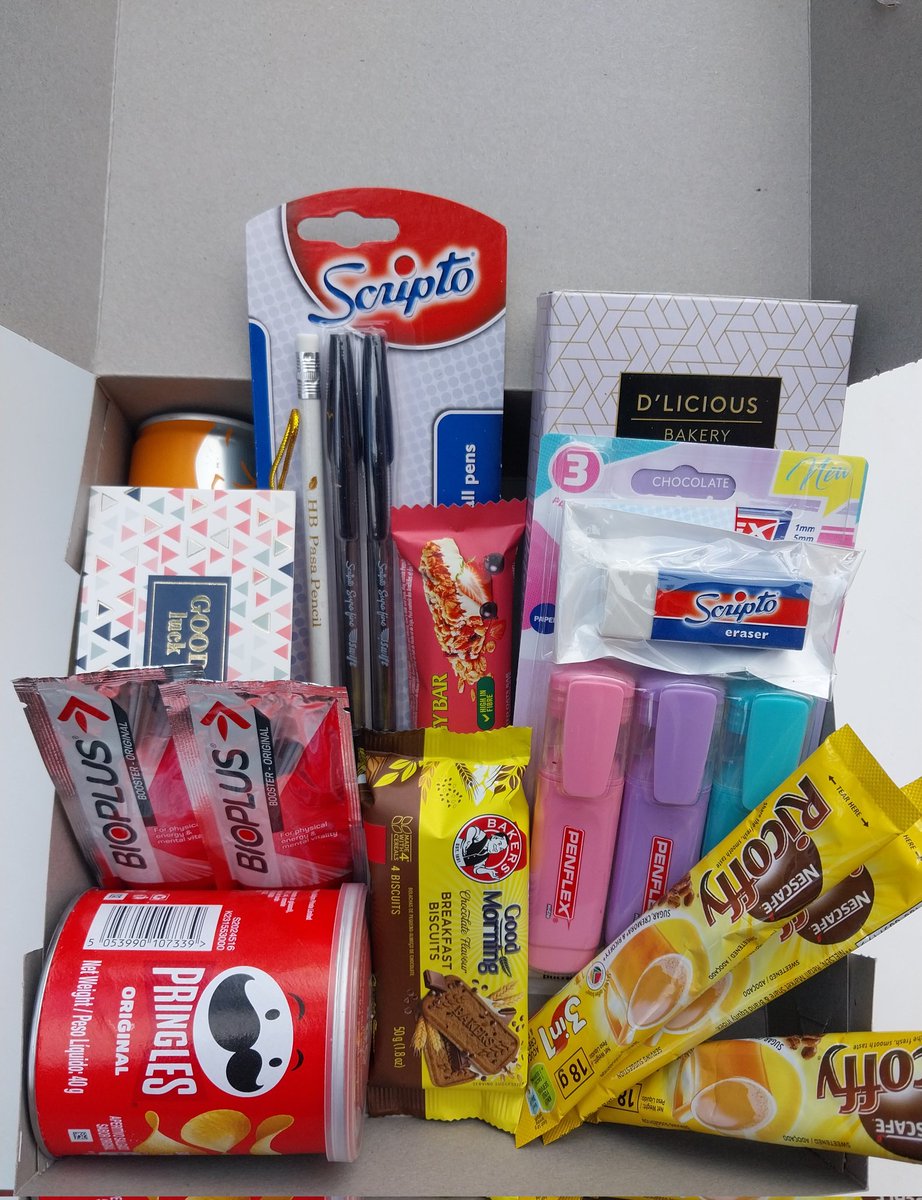 Houseofeats4's tweet photo. Studying hard? 📝 Make it easier with our Exam Care Packages! Packed with energy-boosting snacks to keep you focused and ready to ace those exams. 🎓 We want you to finish strong! 💪🏾
Exam care packages customized from M300. 
To order, WhatsApp. https://t.co/X0FGIyYDft https://t.co/5qmeASK5JO
