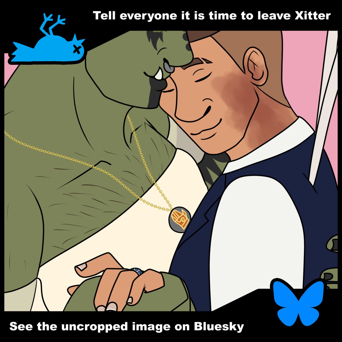 TeenyBeeb's tweet photo. Bug and Greg got married, see the full thing elsewhere <3

#dndoc https://t.co/uUZwDlExwk