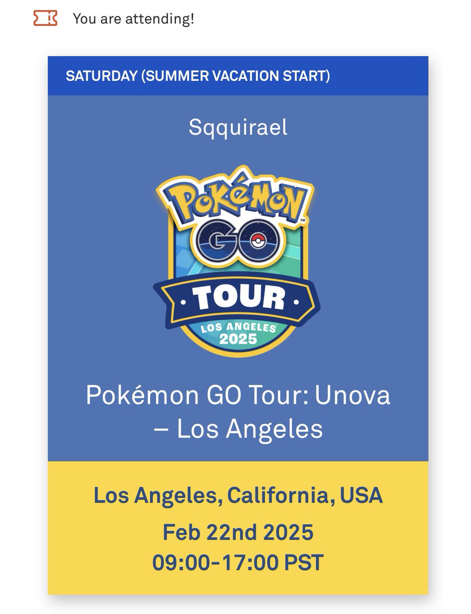 I am attending. 👋🏼