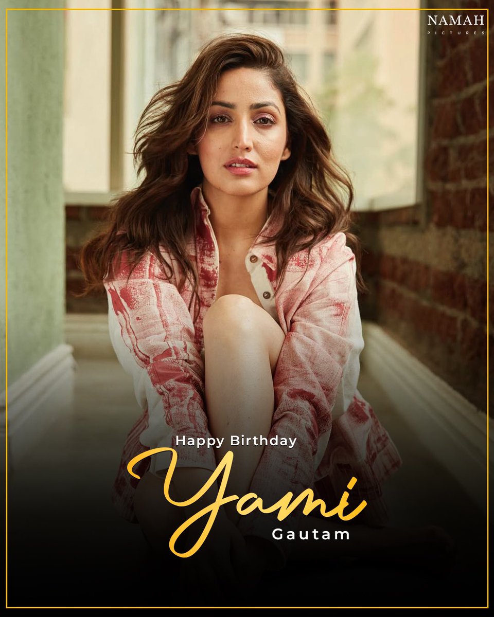 Wishing the ever-graceful <a href="/yamigautam/">Yami Gautam Dhar</a> a Happy Birthday! May your day be as enchanting and memorable as the magic you bring to the screen ✨❤️