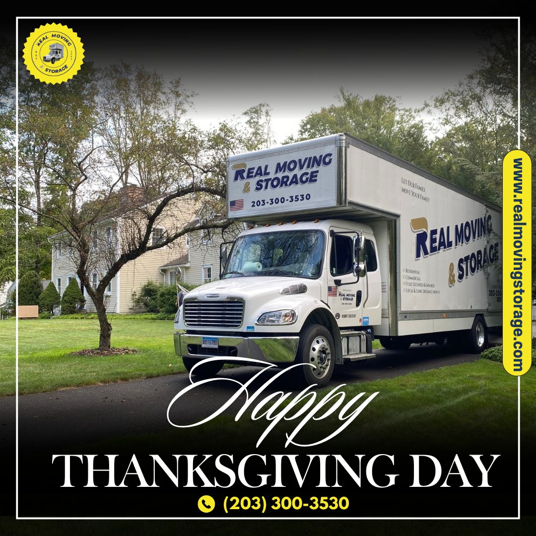 RealMovingofCT's tweet image. Enjoy every moment!✨

🌐 Visit Our Website at realmovingstorage.com

#RealMovingStorage #Connecticut #ThankfulGratefulBlessed #HappyThanksgiving  #ThanksgivingVibes #ThanksgivingBlessings #ThankfulForYou #GivingThanks