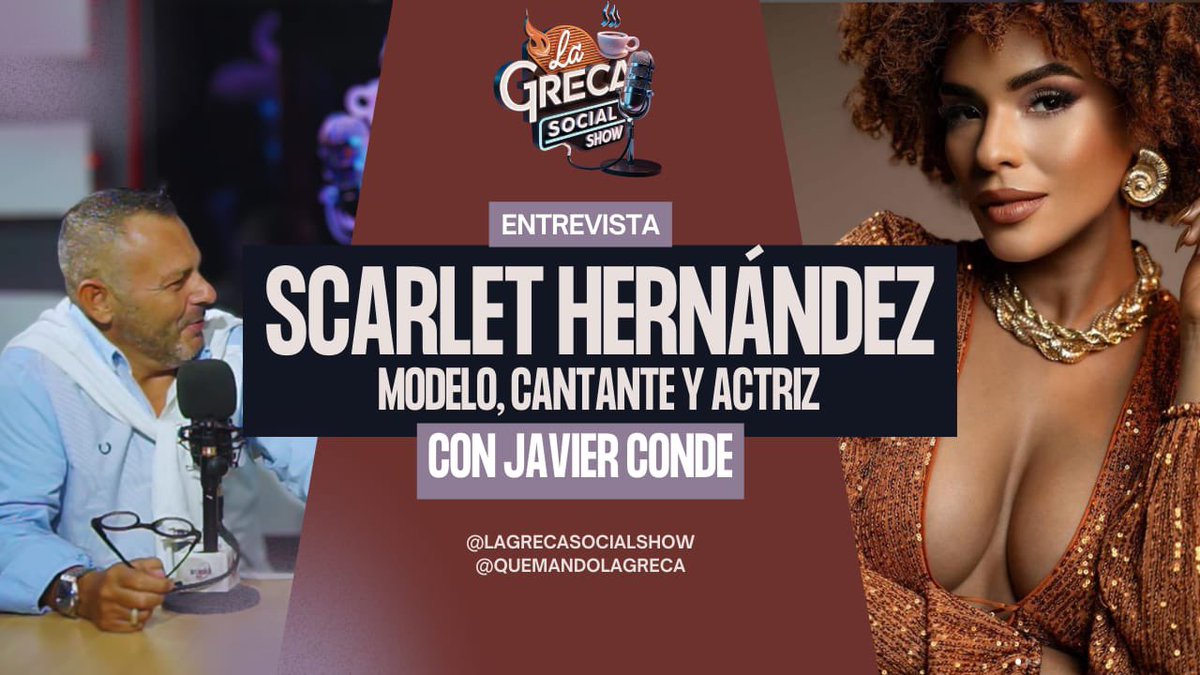 titoxavi's tweet photo. YA DISPONIBLE EN YOUTUBE ! [LA GRECA SOCIAL SHOW]

ENTREVISTA A SCARLET HERNÁNDEZ @scarletskymusic .. un breve recorrido por su vida como modelo, actriz, comunicadora y cantante

https://t.co/Mi0jK2YGad

- QUEMANDO LA GRECA por @lagrecasocialshow y @neutralfm 

Neutral Fm https://t.co/OxKdysjCMM