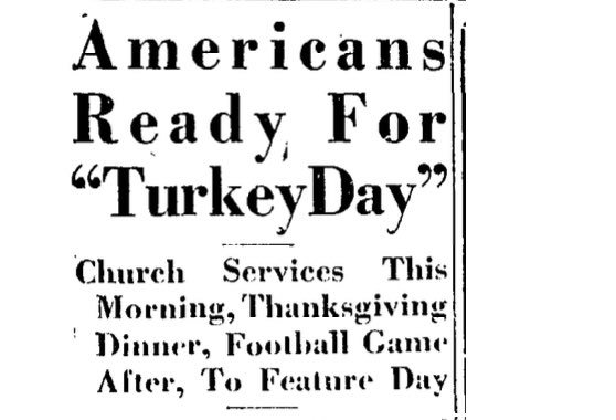 HistoricSH's tweet photo. I know. The question on your lips this Thanksgiving Day is “what was Thanksgiving like in Old Shanghai?” 

We scoured the newspapers, and found a very traditional holiday. A service of Thanksgiving, a big turkey dinner, a hotly contested football, after parties … read on! 🧵 1/ https://t.co/5OHekgMqzu