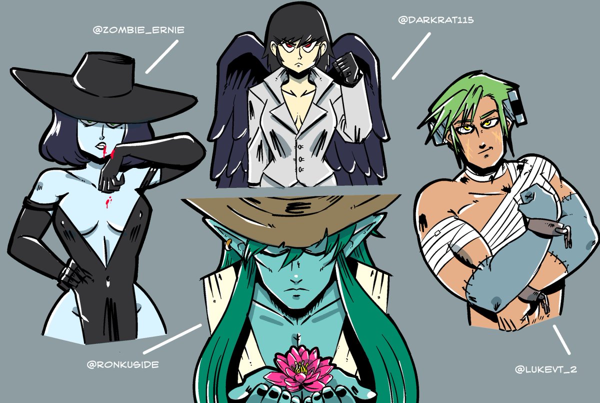 Second batch of OC's incoming!! Tags in the reply