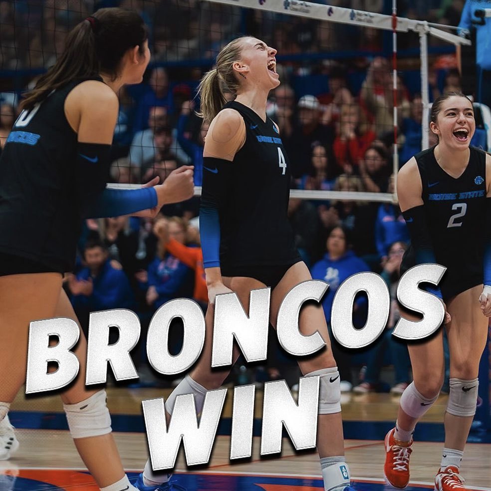 🚨 UNPRECEDENTED: Boise State forfeits their Conference tournament semifinal match against SJSU, refusing to face male athlete Blaire Fleming. A truly heroic stand for women’s sports, led by sisters <a href="/Katelynvankirk/">Katelyn</a> &amp; <a href="/KierstenVanKirk/">Kiersten Casey</a>, who are currently suing the Mountain West for
