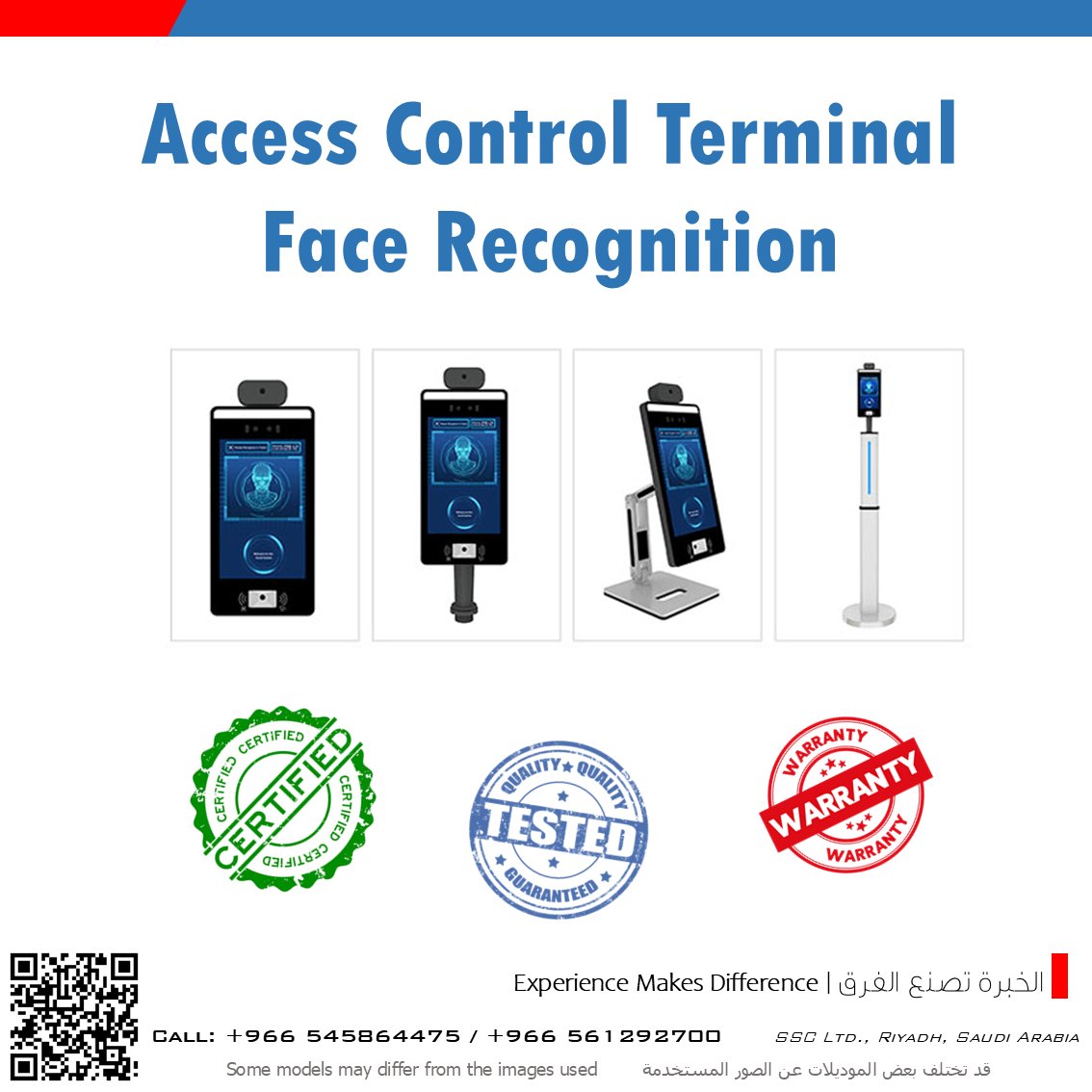 sscriyadh's tweet image. 🌟 تعرف على أحدث التقنيات في التحكم بالدخول
✔️ بصمة الوجه وراحة اليد
✔️ QR وباركود وبطاقات ذكية
✔️ دمج بين الأمان والتكنولوجيا
📊 فعالية للشركات وتحسين إدارة الأمان وزيادة الكفاءة التشغيلية
📞 0545864475
#access_control #riyadh #dammam #jeddah #HID #Zkteco #Dahua #hikvision