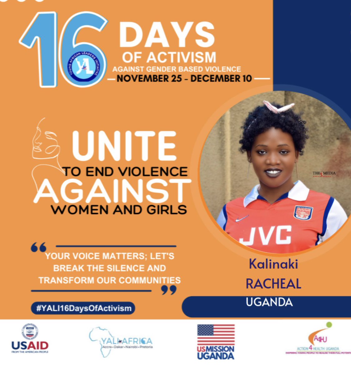 As an advocate for rights of girls and women with disabilities, I reaffirm my commitment to advocating for their rights and safety. Let’s UNiTE to end violence against women and girls with disabilities.

#EndGBV
#NoexcusefordiscriminationofWGD