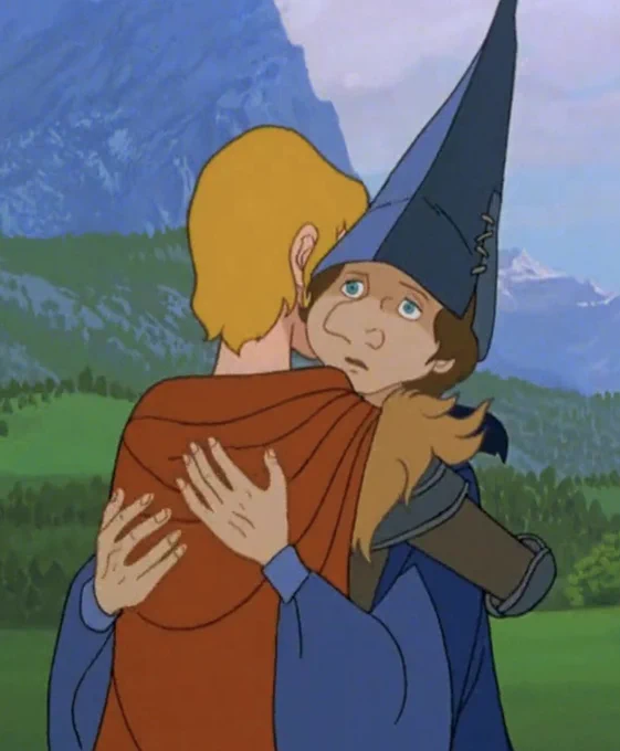 i watched the last unicorn w my friends 
