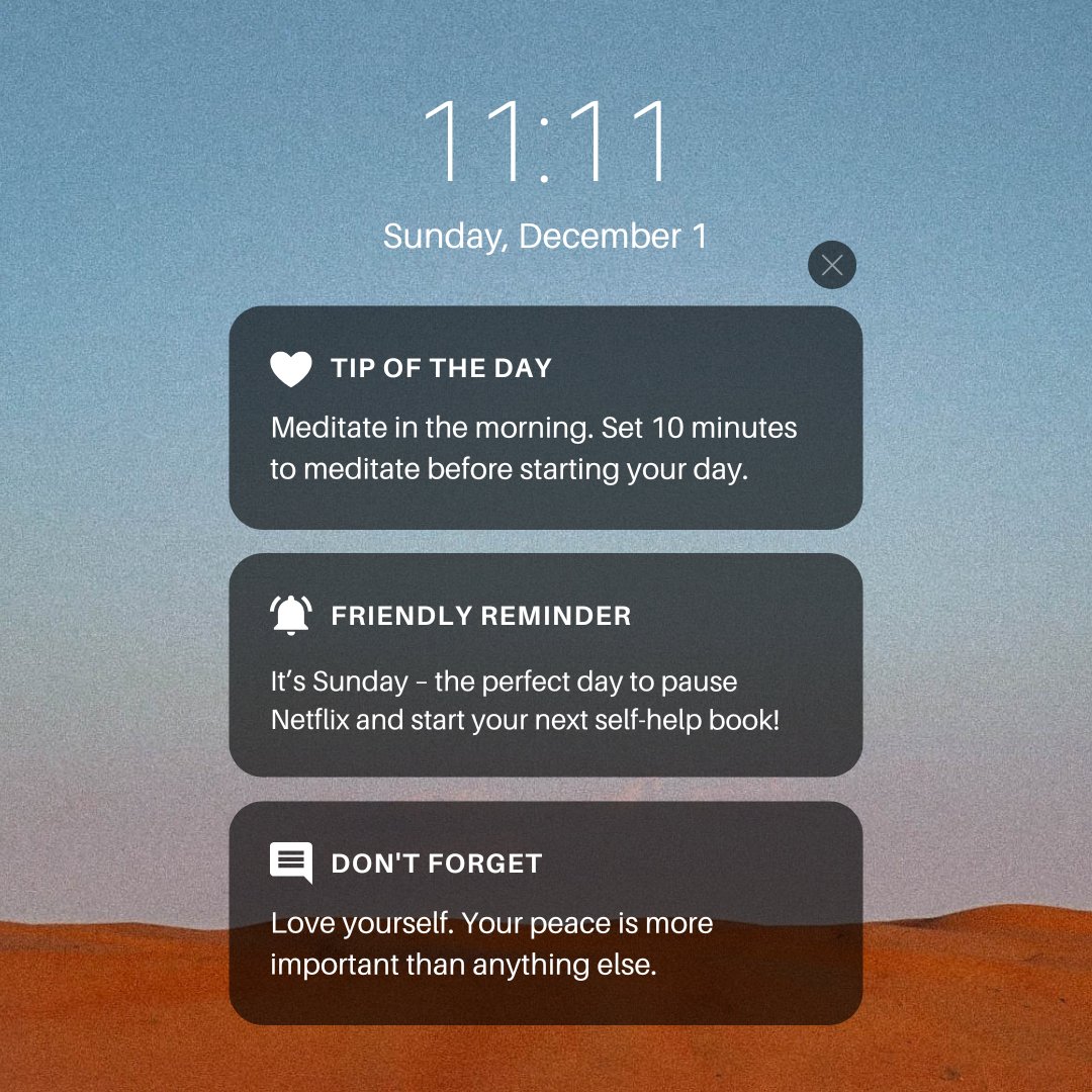 HayHouseIndia's tweet image. It's 11:11, book lovers! A perfect moment to pause, set an intention, and dive into a self-help book that’ll spark your growth. 🌱📚

Sunday's the day to trade in that screen time for some soul-time! 📖💡

#SundayReads #SelfHelpSunday #BookTime #ManifestYourBestSelf #1111Reminder