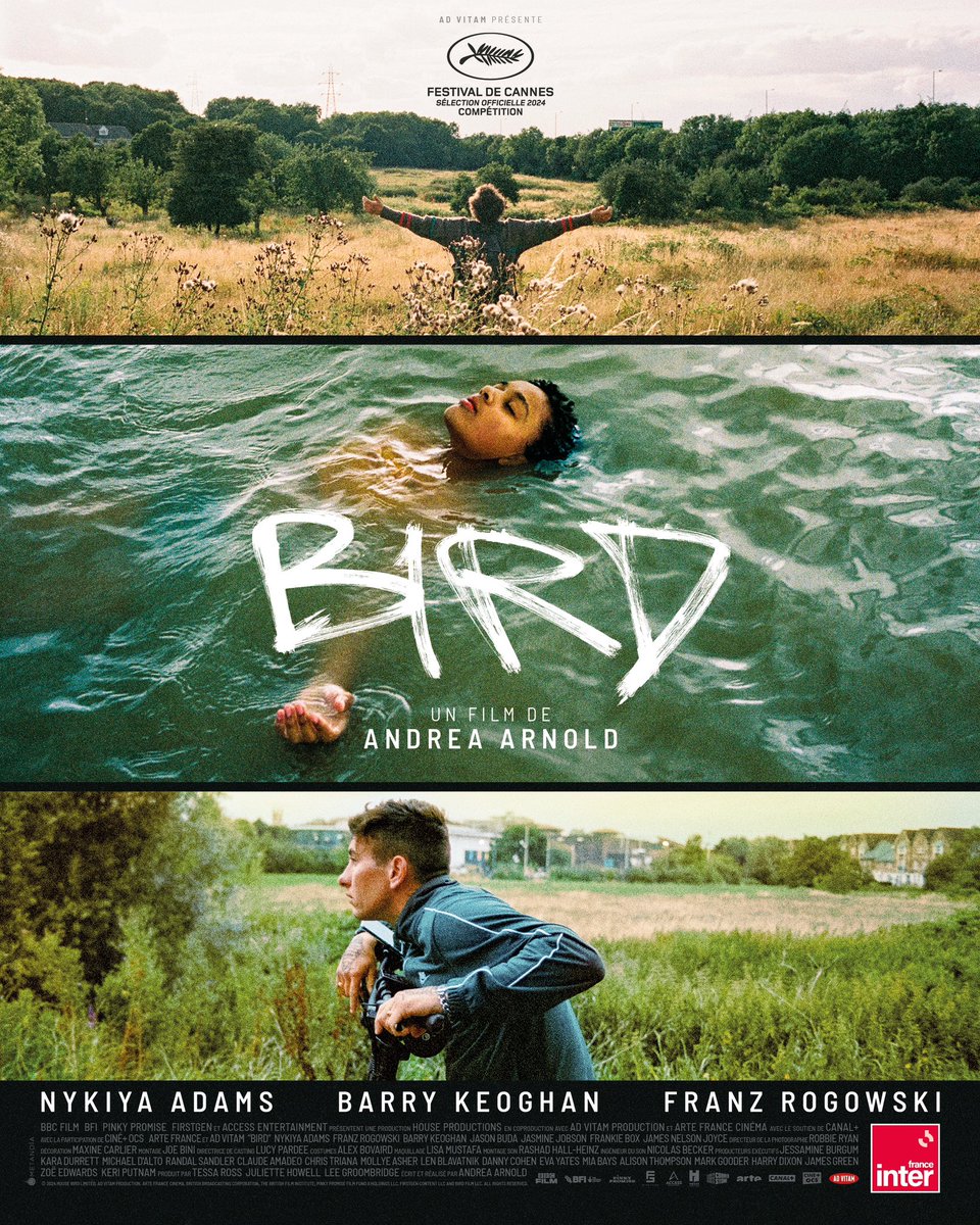 Ad Vitam (@advitam_distrib) on Twitter photo BIRD 🪶
Découvrez l’affiche du nouveau bijou signé Andrea Arnold, un des films les plus remarqués du <a href="/Festival_Cannes/">Festival de Cannes</a>, avec Nykiya Adams, Barry Keoghan et Franz Rogowski.
Le 1er janvier au cinéma. BIRD 🪶
Découvrez l’affiche du nouveau bijou signé Andrea Arnold, un des films les plus remarqués du <a href="/Festival_Cannes/">Festival de Cannes</a>, avec Nykiya Adams, Barry Keoghan et Franz Rogowski.
Le 1er janvier au cinéma.