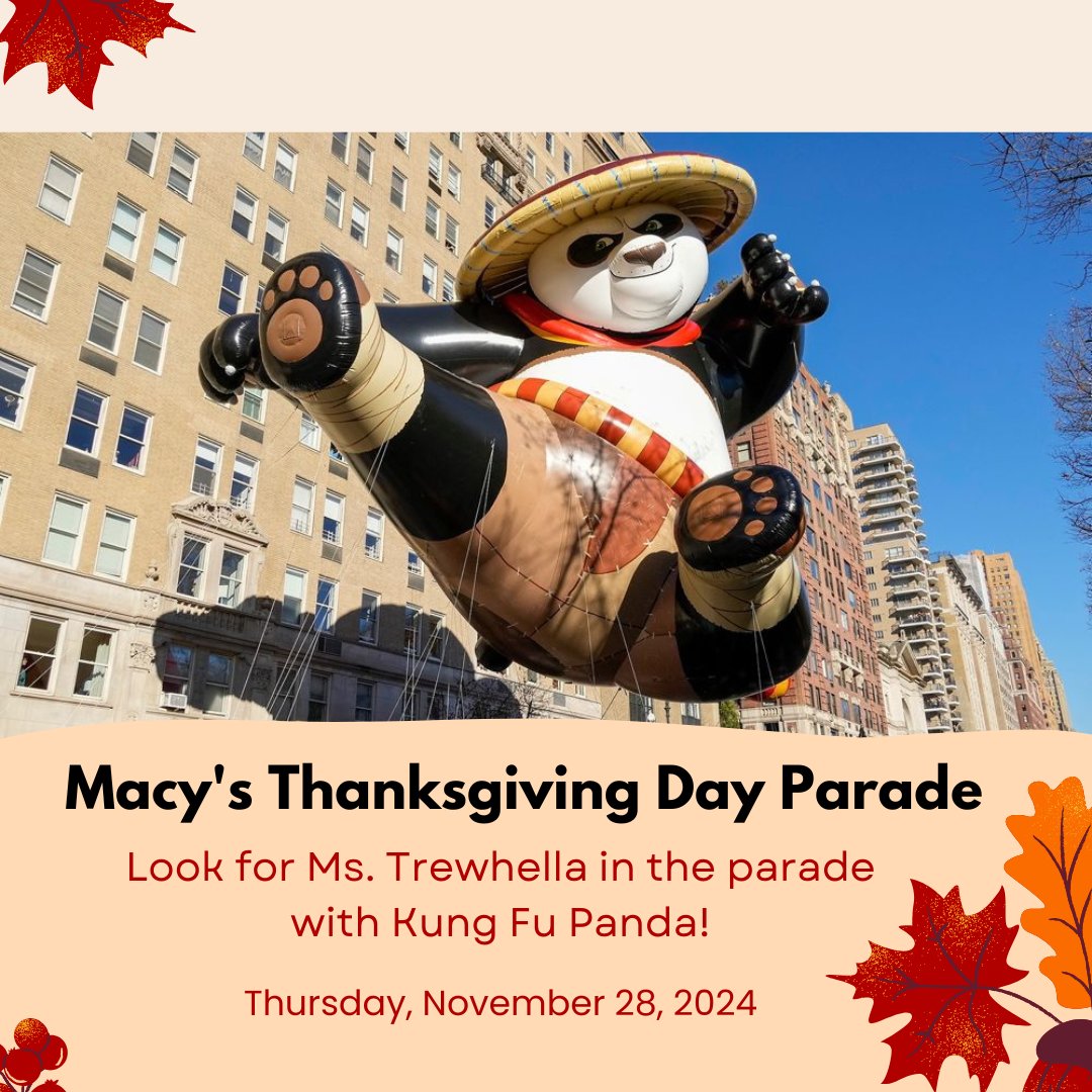 Thorne Middle School (@thorne_ms) on Twitter photo Lookout for <a href="/trew_teaching/">Randi Trewhella</a> at the Macy's Thanksgiving Day Parade as she helps guide Kung Fu Panda down the parade route! <a href="/MsSmithTMS/">๐๐๐๐๐๐๐ ๐๐๐๐๐</a> <a href="/ThorneGuidance/">Thorne Guidance</a> <a href="/soccer26mom/">Dr. Jessica Alfone</a> <a href="/MTPSpride/">Middletown Township Public Schools</a> #180WaysLionsLead #MTPSPride Lookout for <a href="/trew_teaching/">Randi Trewhella</a> at the Macy's Thanksgiving Day Parade as she helps guide Kung Fu Panda down the parade route! <a href="/MsSmithTMS/">๐๐๐๐๐๐๐ ๐๐๐๐๐</a> <a href="/ThorneGuidance/">Thorne Guidance</a> <a href="/soccer26mom/">Dr. Jessica Alfone</a> <a href="/MTPSpride/">Middletown Township Public Schools</a> #180WaysLionsLead #MTPSPride