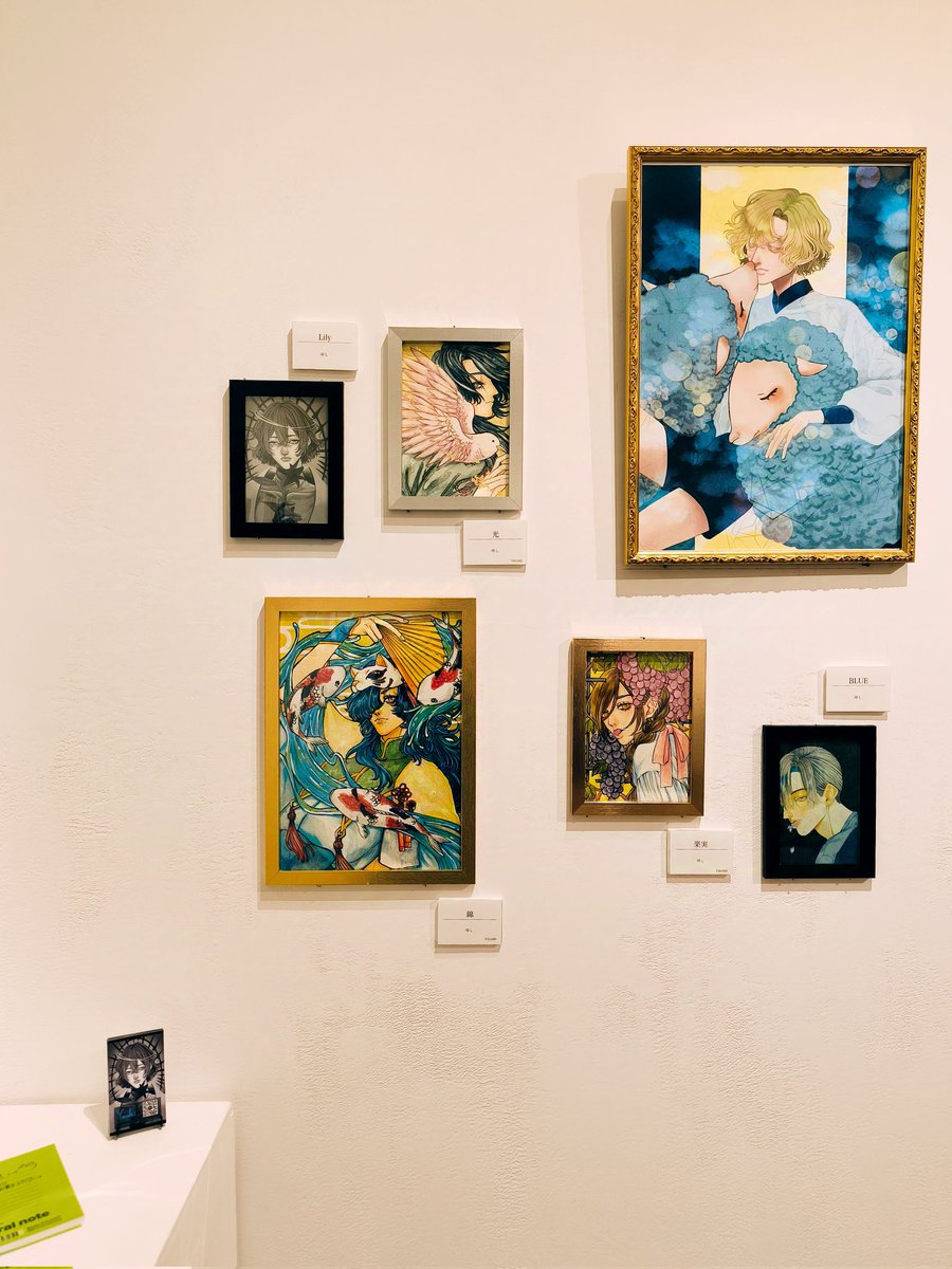 yushi0582's tweet photo. 今日からスタートのMove展参加させて頂いてます～！！
色々な絵柄の作品が並んで見ていて楽しい展示になっているので、
覗きに来てく��さると嬉しいです！
よろしくお願いします🙌✨ https://t.co/FqQlE3p81I