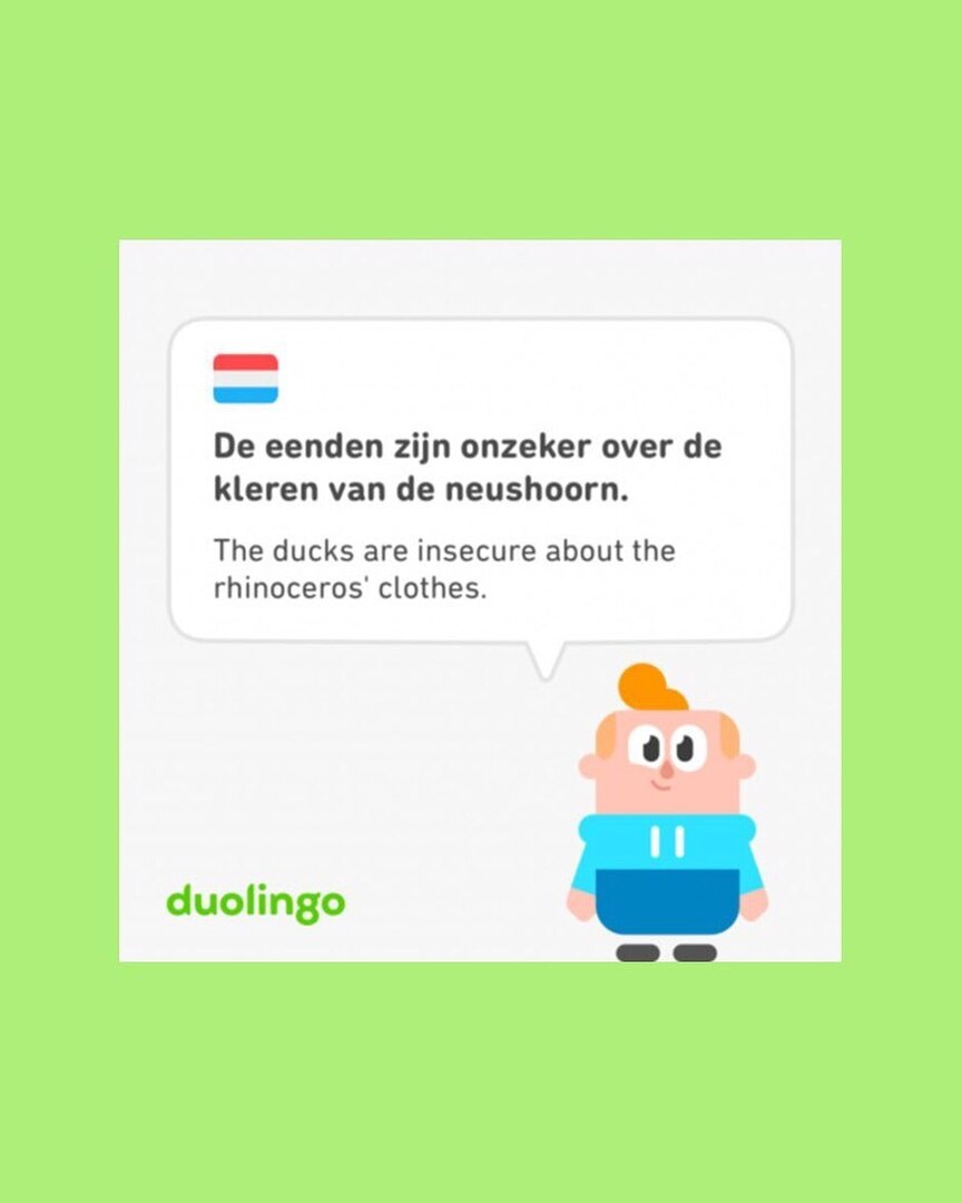 edeckers's tweet image. You learn a lot of useful things on @duolingo. 

#languagelearning #secondlanguage #dutchlanguage 

@your.dutchfriend @insidedutchculture instagr.am/p/DC5eBwIM1ZJ/