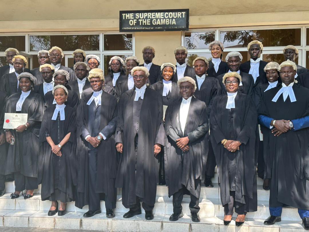 Abdoulie75's tweet photo. Alhamdulillah 🤲🏽 I am finally enrolled as a Legal Practitioner in The Gambia ⚖️🇬🇲 
I wholeheartedly dedicate this milestone achievement to my Mother, family, loved ones and to all those who have helped to make this dream come true. I am really grateful. https://t.co/TnGKtyDZiV