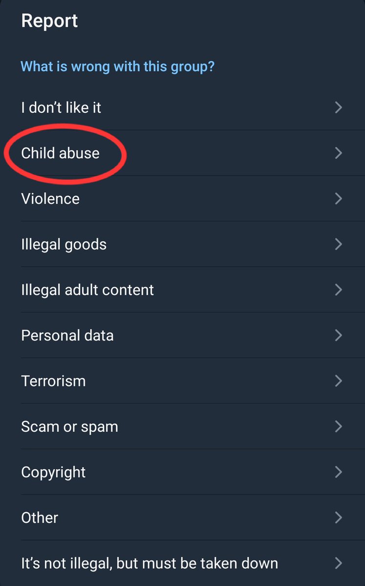 ⚠️ PLEASE MASS REPORT ⚠️

Harassing on 🦥😈

🚨 Report as: 
—  Report > Chile abuse 

🔗: t.me/+lyKhR3ZVFis3M…

PLEASE DO NOT ENGAGE. Report, block &amp; drop your proofs in the replies!