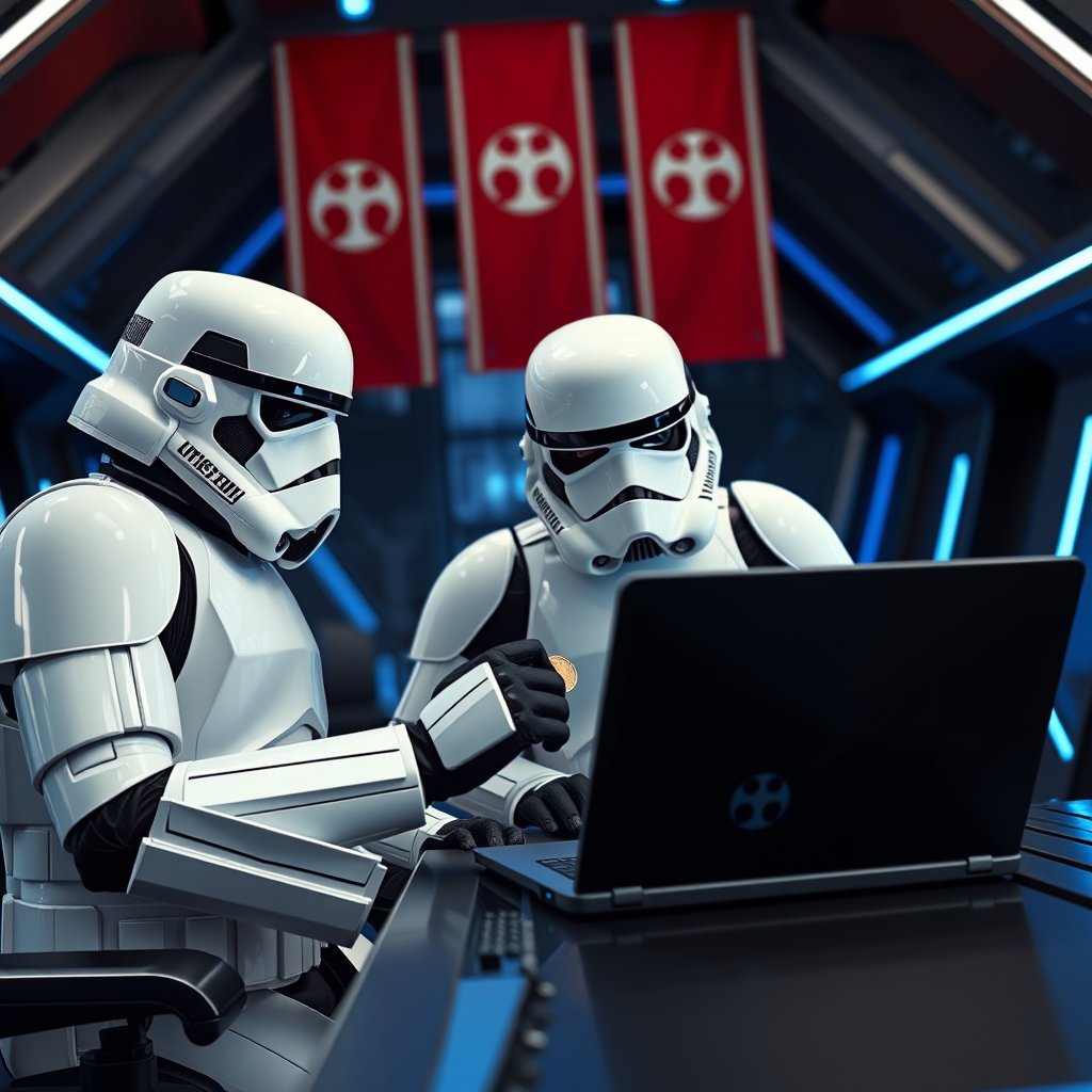 THEEMPIRECOIN's tweet photo. @GandalfCTO 🚀 The troopers are ready. Are you? https://t.co/clL7mC3Dmw