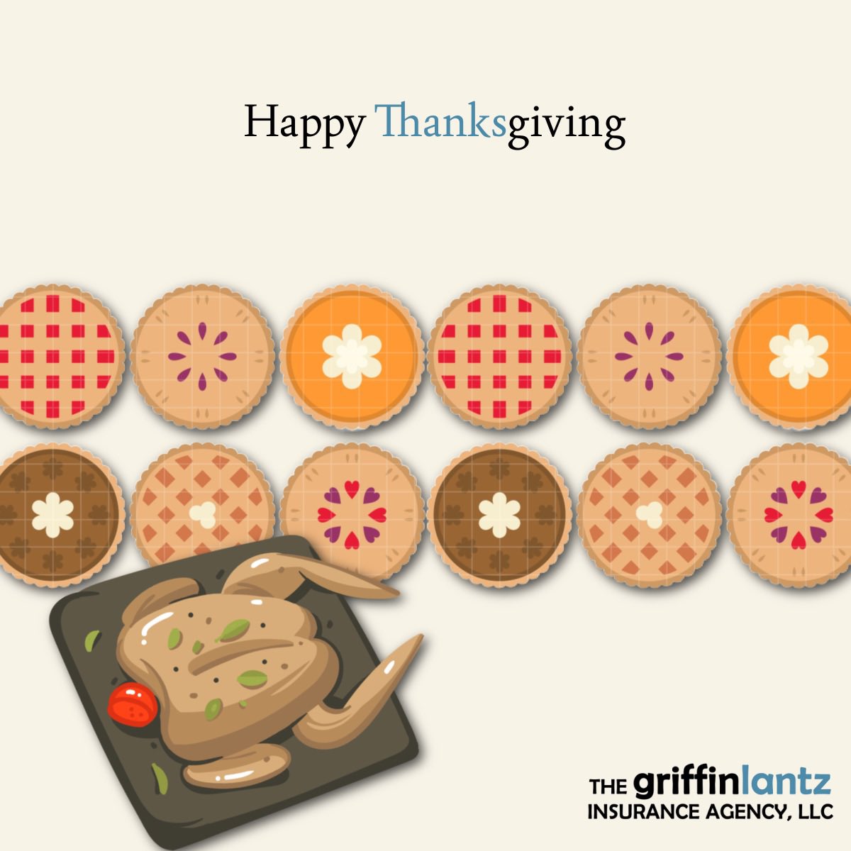 We’re thankful for YOU! Our clients, our friends, and our family. We hope you all safe travels and a Happy Thanksgiving. 🦃🍽😋