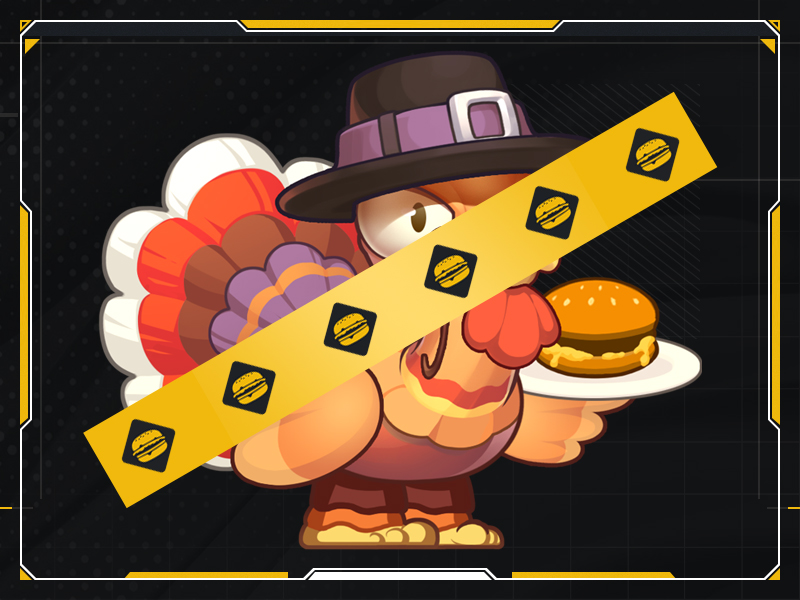 Hey, #BurgerCities is treating everyone to a Thanksgiving Turkey Burger Combo today! 🦃 

Leave a comment: LOVE $BURGER 🍔 and your BSC Wallet. 

And you'll get your delicious reward next week. 😜 

Valid for 24 hours only!