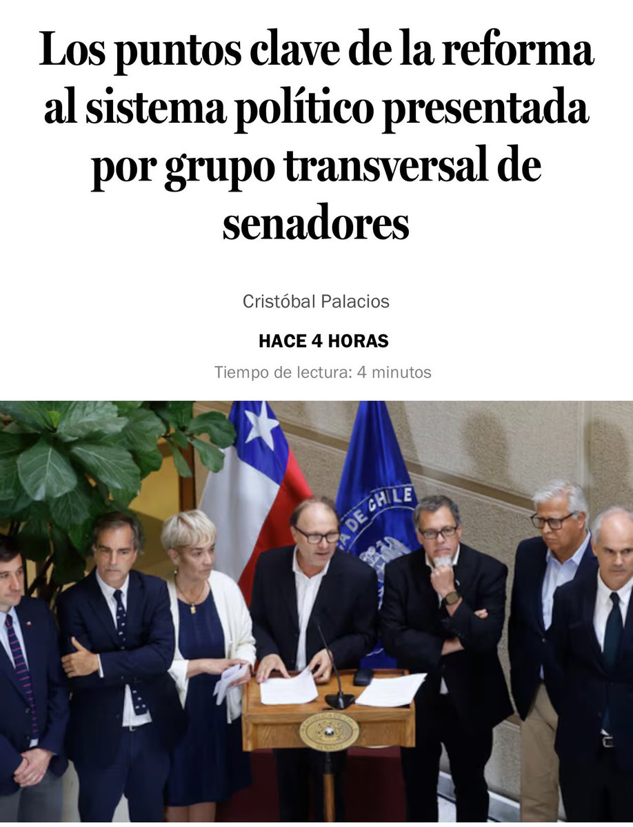 Confío q habrá diputados q no aceptarán esta tiranía.
Qué pasa si un candidato es electo con mayoría absoluta en su región y aun así el part. no alcanza 5%? 
Y cuando los partidos se venden al mejor postor, el parlam. está amarrado a sus negociados??
<a href="/Jou_Kaiser/">Johannes Kaiser. Diputado por el distrito 10</a> 
<a href="/carreragonzalo/">@carreragonzalo DIPUTADO</a>