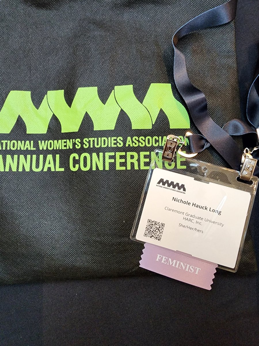 HARCdata's tweet image. Last week, our Research Associate Nichole Long participated in the enriching discussions at the 2024 National Women’s Studies Annual Conference! 

Grateful for the opportunity to be part of such an empowering event! @nwsa 

 #NationalWomensStudiesAssociation #WomensStudies