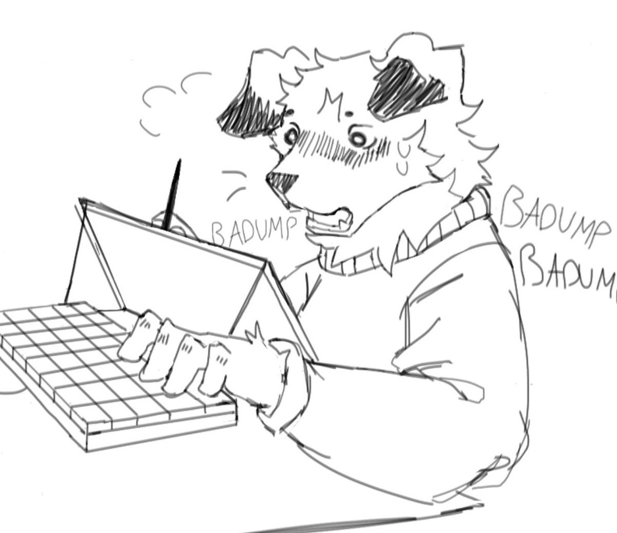 thebenjimaru's tweet photo. How it feels drawing hugging and kissing https://t.co/upTcLaCMfG