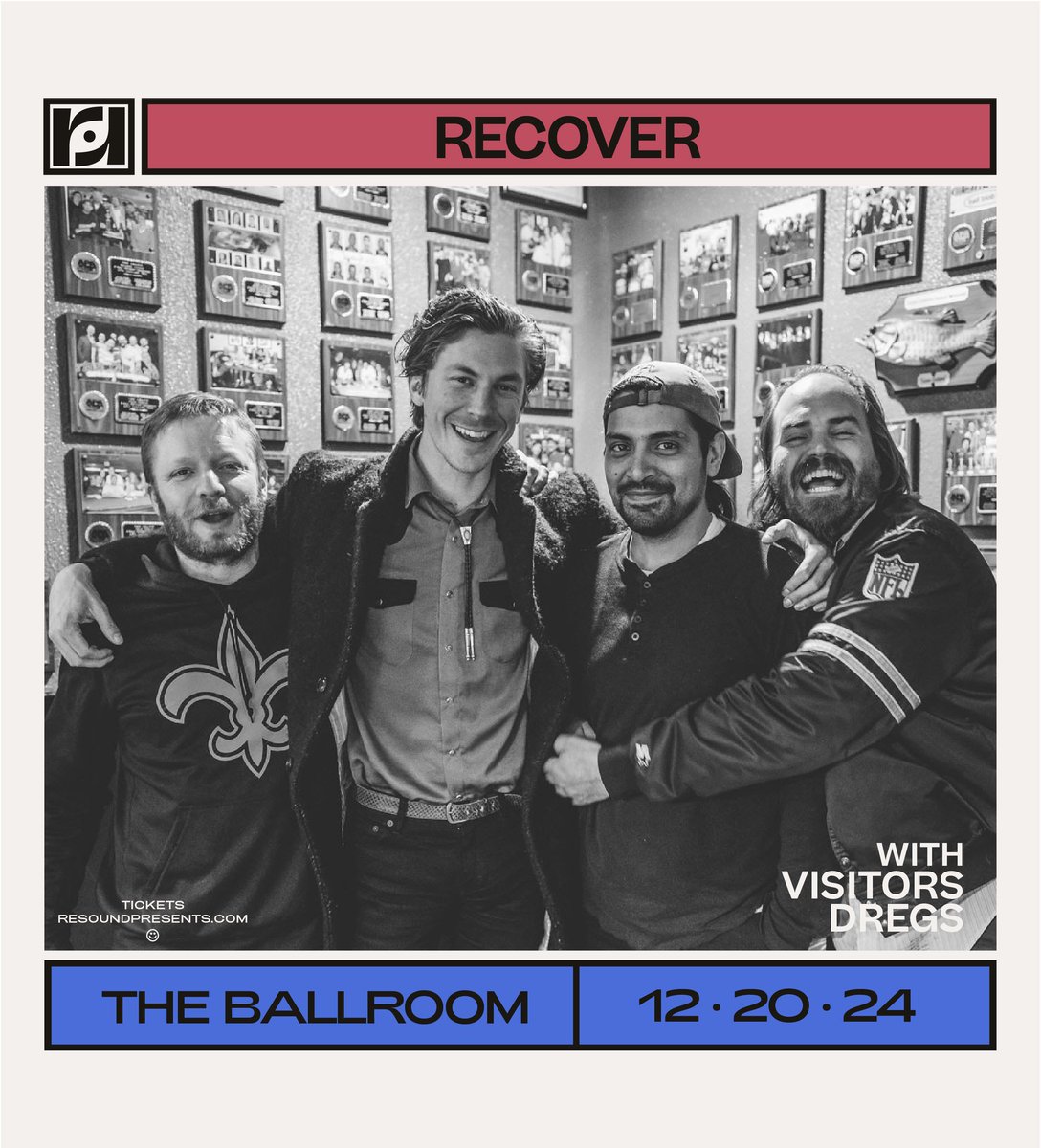 On sale now: 
Friday Dec. 20th - RECOVER w/ Visitors &amp; Dregs @ The Ballroom, Austin TX 
Let's party! 
wl.seetickets.us/event/recover/…