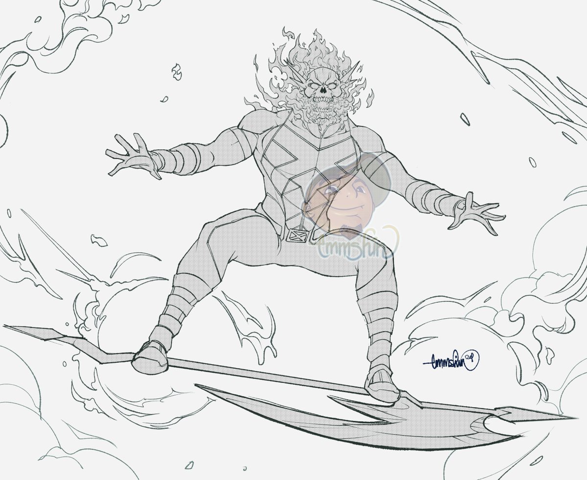emmshin's tweet photo. Osteon Ghost Rider (lines) #OCCommission

* * * OPEN for COMMISSION * * *

#emmshin #Osteon #Zayne #GhostRider #reaper #mephisto #demonskull #artcommission #scythe #xmen https://t.co/pJiVhbyRZS