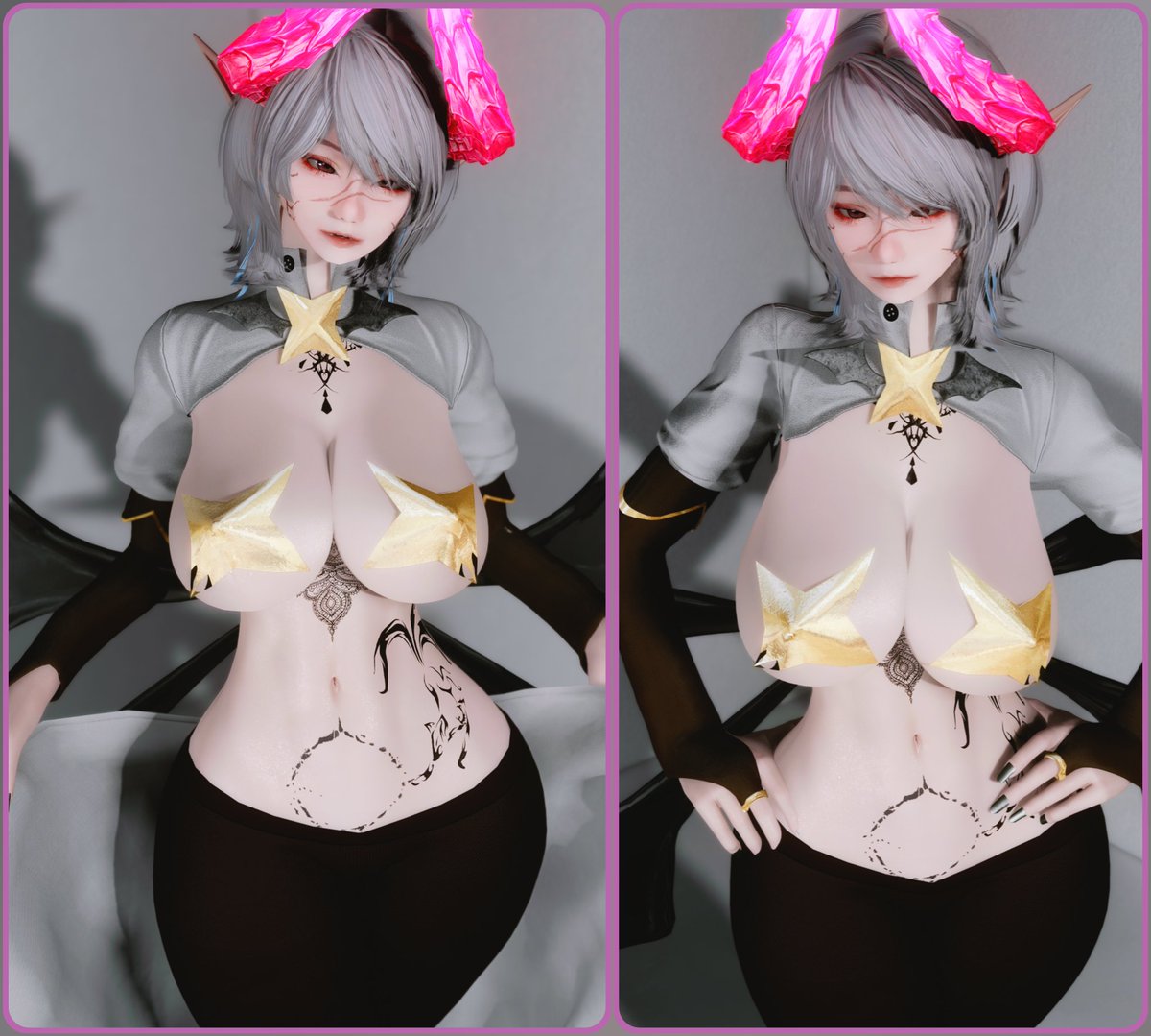 #SkyrimSE #Skyrim #スカイリム
Ehehe, Posting a few pictures for a week then disappearing every few months like a Minecraft phase. ( ´ ꒳ ` )