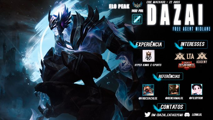 ryuu_lern's tweet photo. Depois de uma pausa para cuidar de assuntos pessoais e minha saúde mental, venho anunciar que estou FA pro novo formato. Me sinto preparado pra projetos que me ajudem  a chegar no próximo nível e estou disposto a aprender e melhorar. https://t.co/bScKxkLm4A