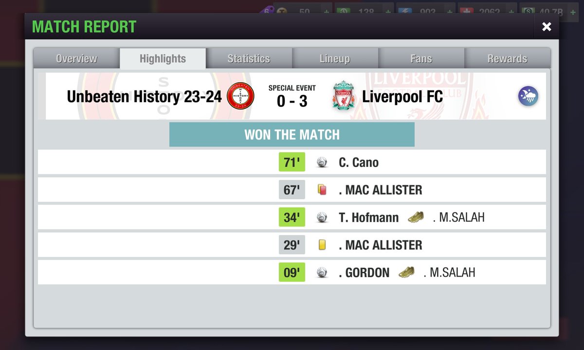 Liverpool FC #TopEleven (@lfc_t11) on Twitter photo You completed the Alonso Accolades Tour!
After 20 days offline we logged in today to win this event 🏆
<a href="/topeleven/">Top Eleven</a> #TopEleven
topeleven.onelink.me/topeleven/5697… You completed the Alonso Accolades Tour!
After 20 days offline we logged in today to win this event 🏆
<a href="/topeleven/">Top Eleven</a> #TopEleven
topeleven.onelink.me/topeleven/5697…