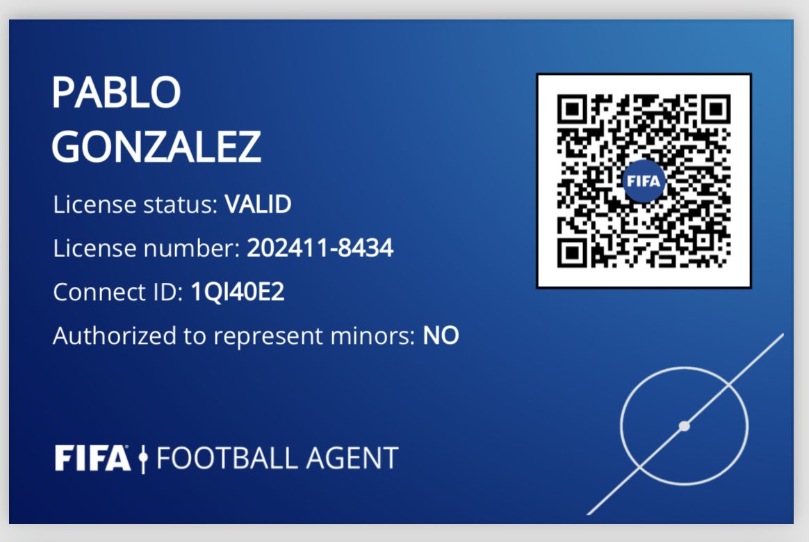 Pgonz2668's tweet photo. Un honor llegar a ser Agente FIFA , luego de pasar un riguroso examen . Se abren nuevos horizontes para @gzafootball y para todos nuestros jugadores y un respaldo para todas las cuestiones legales y regulatorias concernientes a FIFA. https://t.co/pCRsPBDmWC