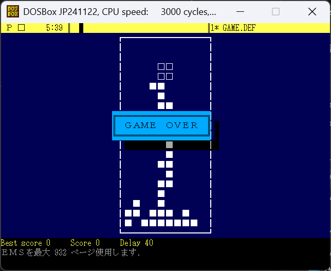 yyhayami's tweet photo. #VZEditor が Github で公開されたので、ビルドして実行してみました。
VZ は、Intel8086系マシンの 16ビットリアルモードで動作し、Tinyモデルであるため、
64ビットOSとは、かなり相性が悪いです。一般的に
64bit OS → 32bit アプリ動作可能○
32bit OS → 16bit アプリ動作可能○
64bit OS → 16bit アプリ動作不可× なのです。
Visual Studio でインストールできる MASMツールでは、Tinyモデルをアセンブルできません。
フリーのアセンブラ NASM でもダメでした。
@yama23238 氏 の TASM の内容を参考にして調べてみたところ、現在でも フリーの Turbo Assembler が存在しました。
https://t.co/M6hIOgzNr2
従来の tasm,tlinkが含まれており、32bit版 tasm32,tlink32が追加され GUIでも動作します。
ただし、16bit版 tasm,tlink は、64bit OS 上のコマンドライン等では実行できません。
tasm32,tlink32 は動作しますが、Tinyモデルのビルドができません。
しかし、GUI Turbo Assembler は、写真1のようにTurbo 16bitモードにして tlink オプションを写真1のように設定すると内部でDOSBOX機能が働き16bit ビルドが実行できます。
これで一つのソースファイルで構成される VMAP はビルドでき、さらにDOSBOX上で実行も可能です。
しかし、複数のファイルをアセンブルしてリンクすることができません。
そこで、32bit版Windows7(32bit版Windows10でも動くかも)マシンのコマンドライン上で GUI Turbo Assembler\BINに PATH を通して
>set ASM=T
>set LNK=T
>MK 98
で PC-98用 https://t.co/wgYrVUMbjw が
>MK IBM
で DOS/V用 https://t.co/yqKJrpmyRk がビルドできました。
PC-98用 https://t.co/wgYrVUMbjw を Windows11上で98エミュレータ Anex86 で動作させた写真2
DOS/V用 https://t.co/yqKJrpmyRk を DOSBox JO241122で で動作させた写真3です。
