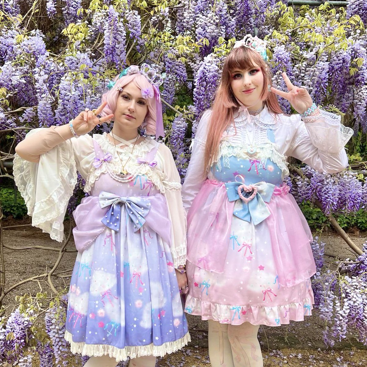 💜🌸Pastel by the Wisteria🌸💜

#cute #kawaii #rainbowcottoncandy #lolitafashion #sweetlolita #dokidoki #rojiroji #egl #brand #lolitaclothes #kawaiifashion #outfit #altfashion #kawaiigirl #cutegirl #infanta  #bodyline #aesthetic #kawaiiaesthetic #かわいい #ロリータファッション
