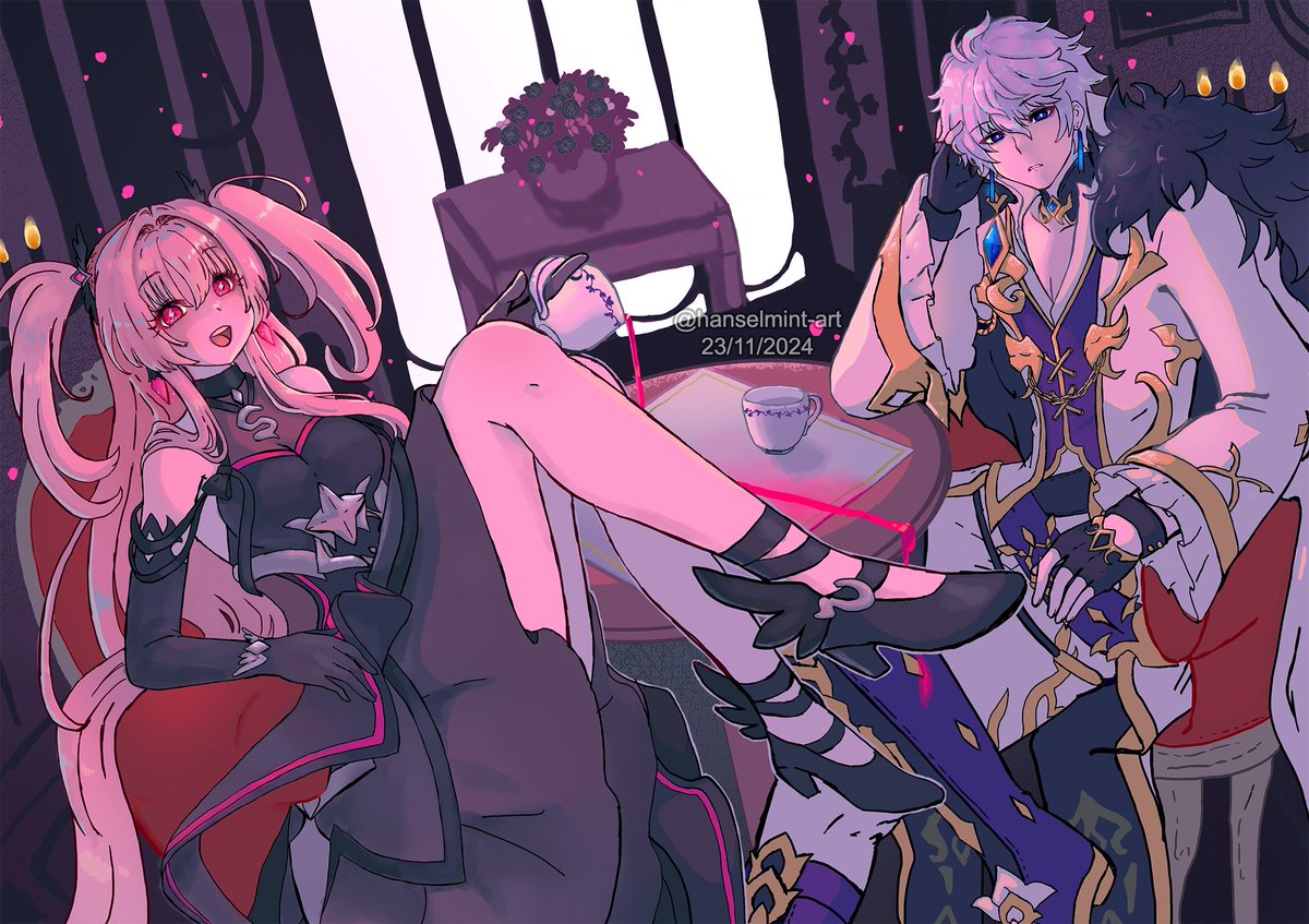 hanselmint_art's tweet photo. 🍵Abaddon's Tea🍵
Lapis and Myst from Grand chase, fan art made by me. I uploaded this for the 6th anniversary fanart contest. Hope you like it! #그랜드체이스 #グランドチェイス #GrandChase #DimensionalChaser https://t.co/DxPQdom4Tb
