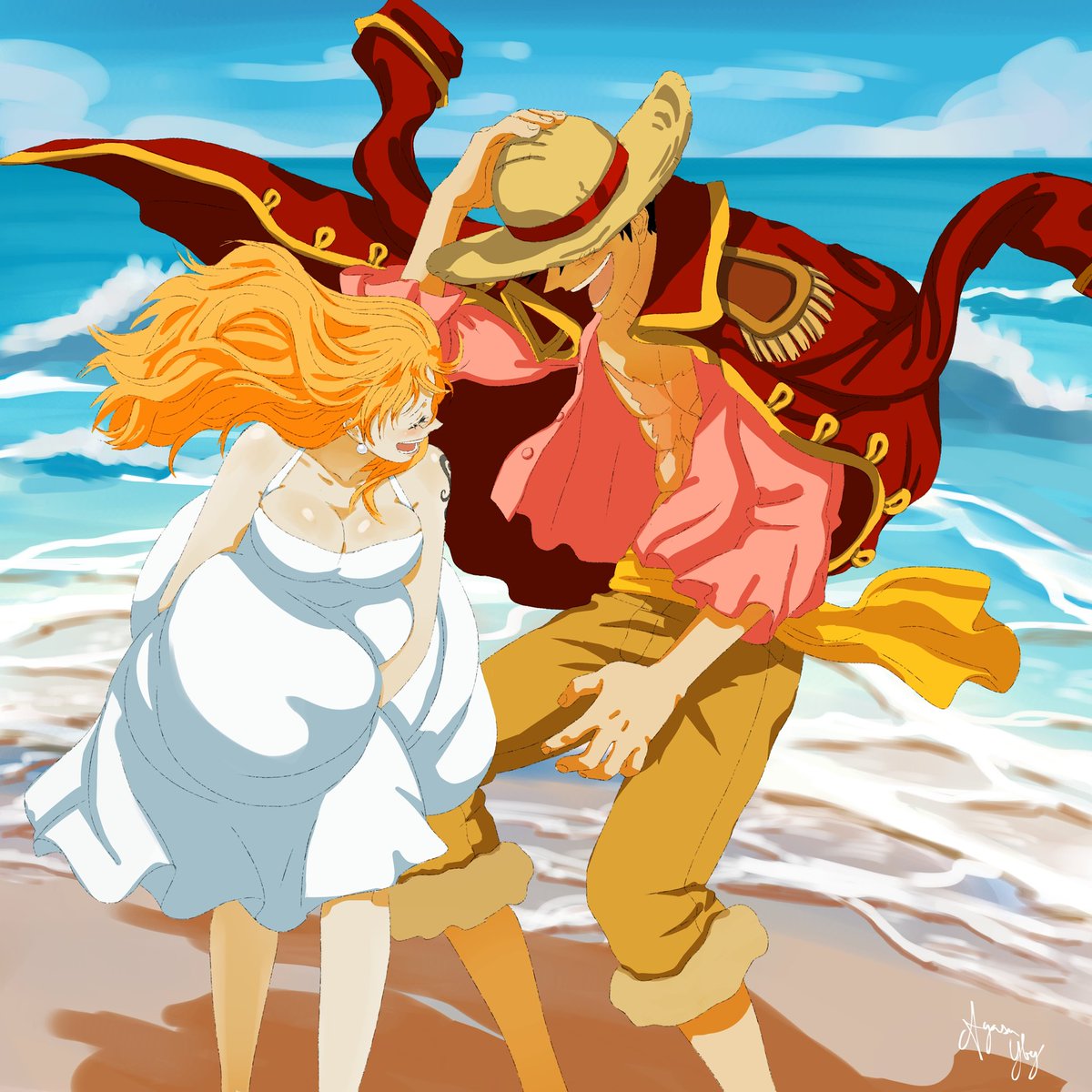 AyasuYby's tweet photo. #LunamiWeeklyPrompt #ルナミ #OnePiece #LuNami #Luffy #Nami

Laugh https://t.co/a2GiRtpLZ5