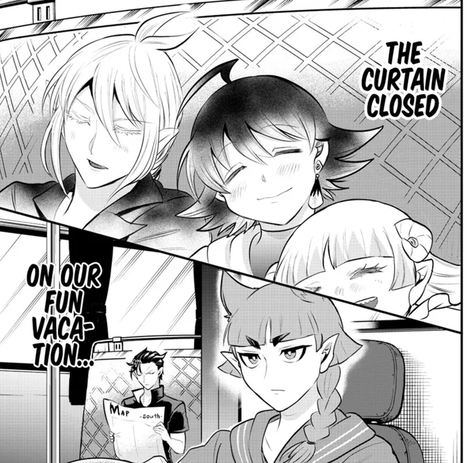 Calm before the storm I feel like....this manga has a definite specific emotion cycle it follows. People who were in my replies calling it a "comforting battle manga" were definitely on the mark 