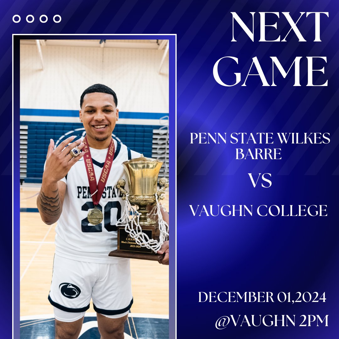 Men's Basketball game on Sunday @Vaughncollege 2pm