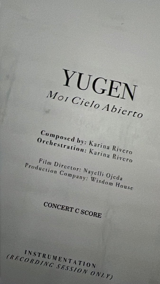 wisdomhouse_mx's tweet photo. ��✨ Vivimos un momento INOLVIDABLE siguiendo la grabación de la música de Yugen con la Moscow Metropolitan Session Orchestra! ✨🎶 ♥️🙏😭

Compositora : Karina Rivero 
Artistic Director: Vladimir Podgoretsky
Conductor: Alexei Sobolev
Sound Engineer: Simon Ratcliffe https://t.co/FXZ1PtTbkx