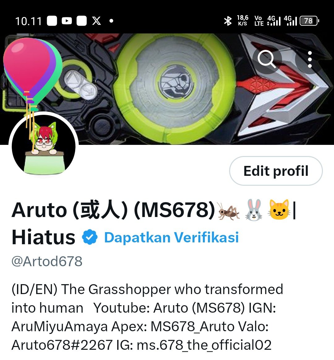 Artod678's tweet image. Help balonku setak