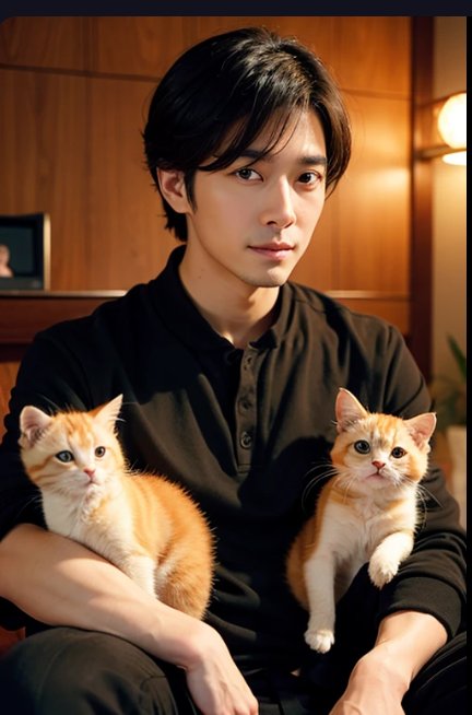 ikemen147147's tweet photo. #AIイケメン #AIart #AIkitten
love😻😻😻
猫画像も作ってみた https://t.co/LYmFlKQG2k