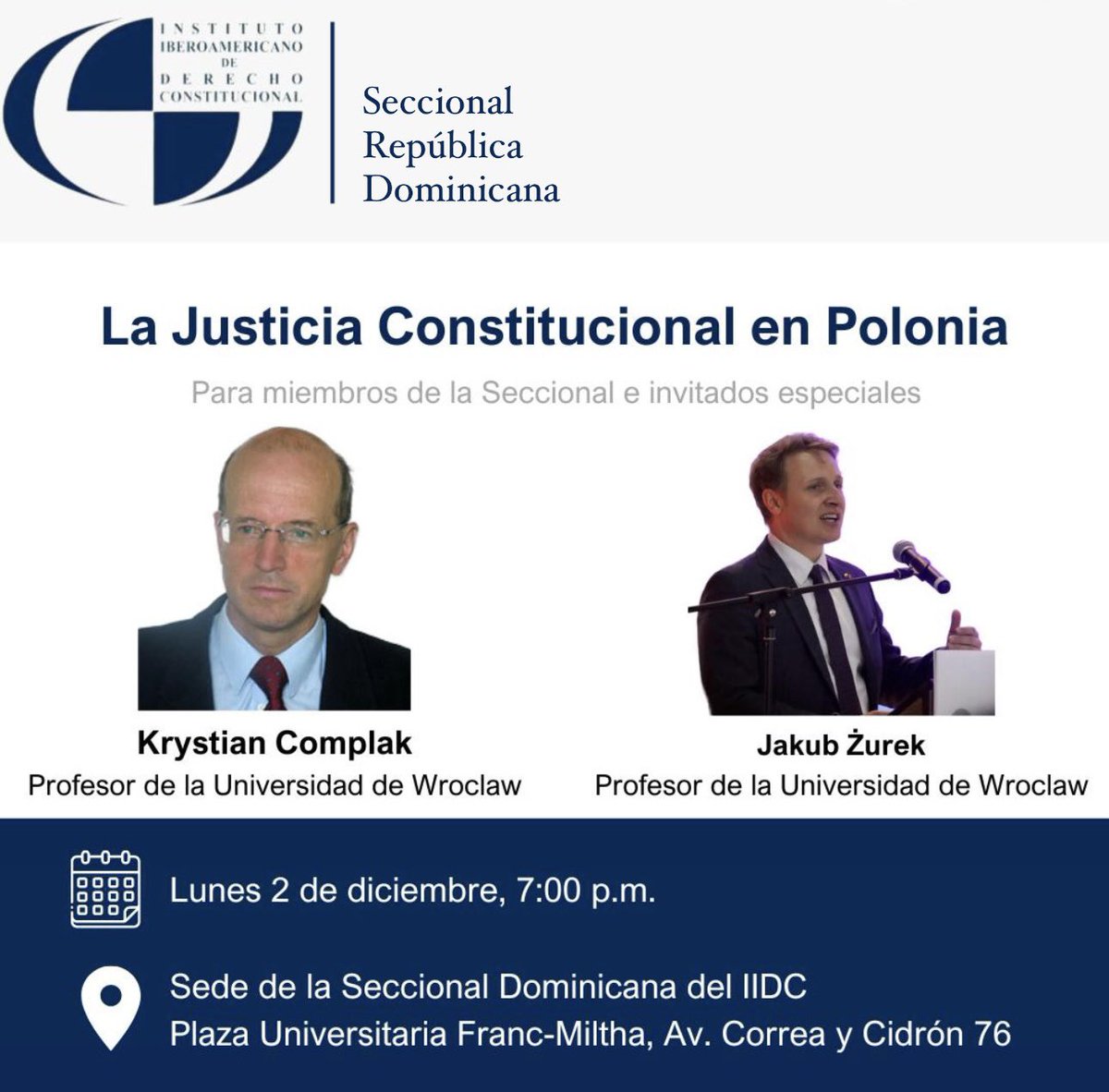 Instituto Iberoamericano Derecho Constitucional RD tweet media